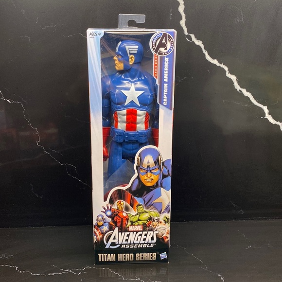 Captain America Marvel Avengers toy Titan Hero Series Hasbro NWT - Picture 1 of 8